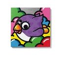 Бетонна картина за стена Volante Violette, 50 x 50 cm Oiselle Volante - Lyon Béton