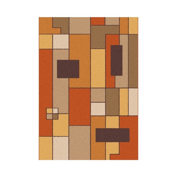 Oranžovohnědý koberec Universal Boras Rust, 57 x 110 cm