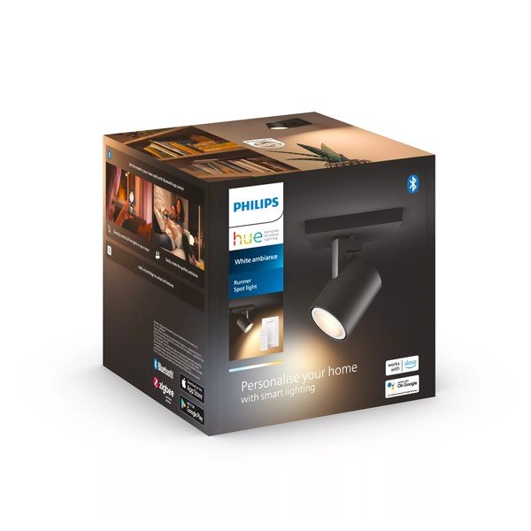 Smart стенна лампа GU10, 5 W Runner – Philips Hue-image-3