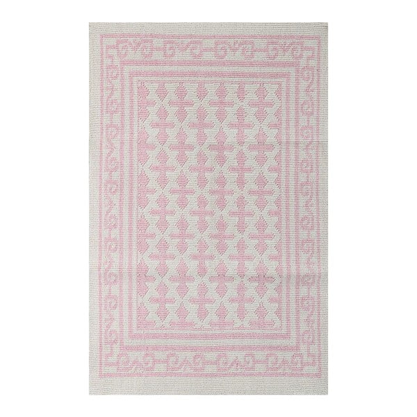 Světle růžový koberec Jamila, 140 x 200 cm