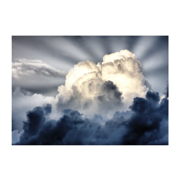 Широкоформатен тапет , 200 x 154 cm Rays in the Sky - Artgeist