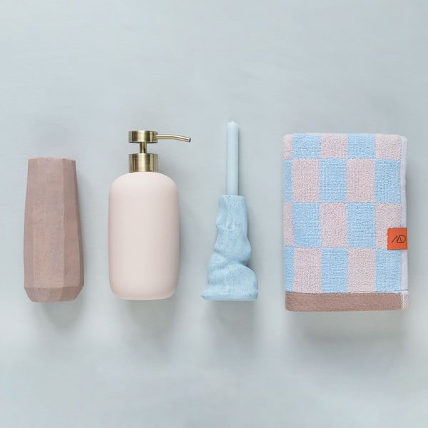 Синьо-розови кърпи от органичен памук в комплект от 2 броя 40x55 cm Retro - Mette Ditmer Denmark-image-1