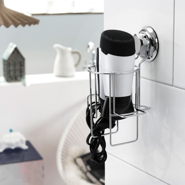 Самозадържащ се метален държач за сешоар Bestlock Bath - Compactor-image-1