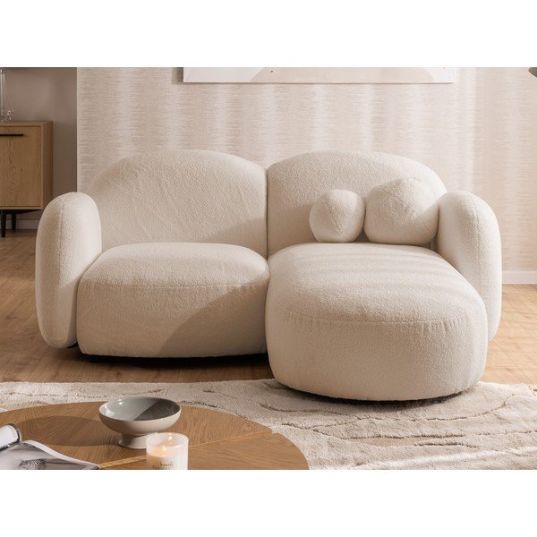 Светлокафяв ъглов диван от букле (десен ъгъл) Orbit – Ropez-image-1