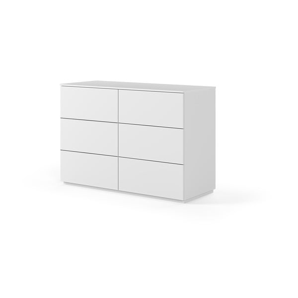 Бял нисък скрин 120x84 cm Join - TemaHome-image-2