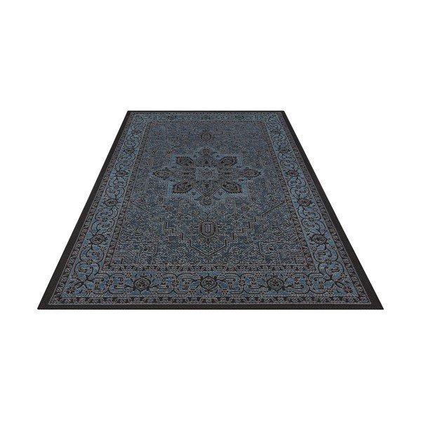 Черно-син килим за открито , 160 x 230 cm Anjara - NORTHRUGS-image-1