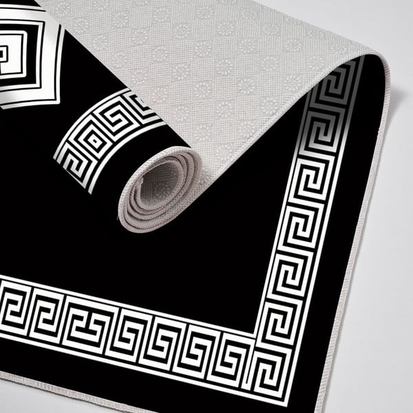 Черно-бели постелки за баня в комплект от 2 броя - Foutastic-image-1