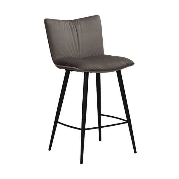 Бар стол от сиво кадифе, височина 93 cm Join - DAN-FORM Denmark