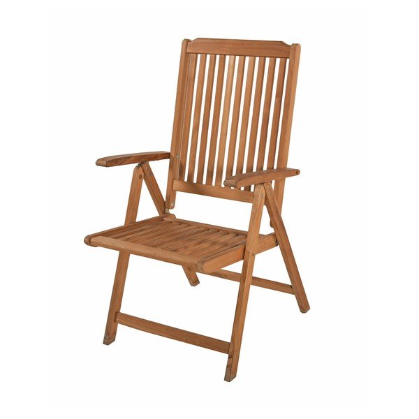 Кафяво градинско кресло от масивно дърво Solo – Garden Pleasure