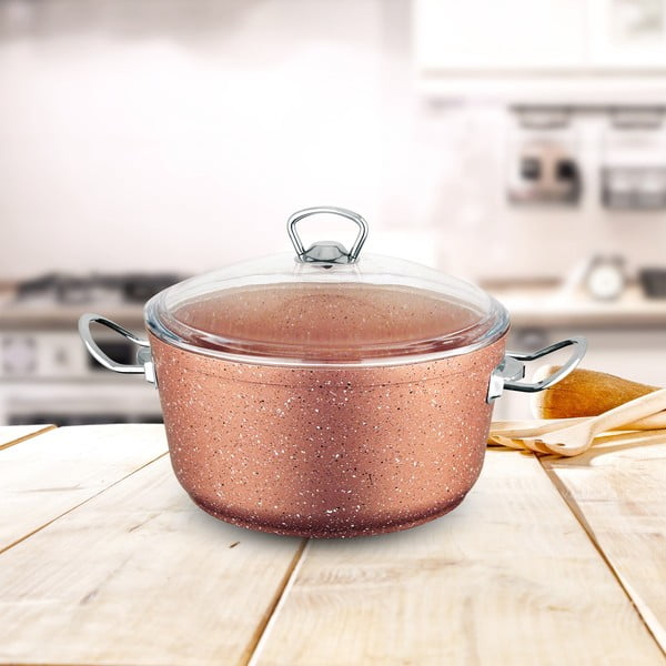 Алуминиев съд с капак 3 л Classic - Güral Porselen-image-1