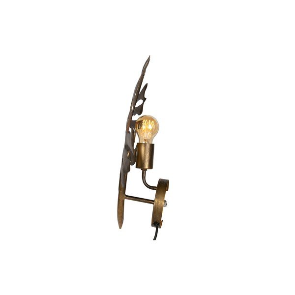 Стенна лампа в златисто Antique Brass Leaf - BePureHome-image-2