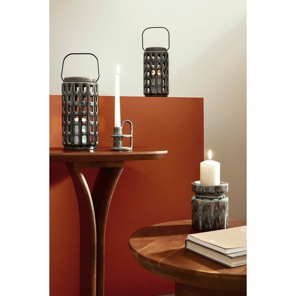 Керамичен фенер (височина 30 cm) Darreh – Bizzotto-image-1