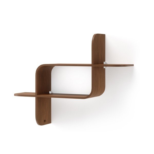 Двуетажен рафт от каучуково дърво в естествен цвят Montage - Umbra-image-2