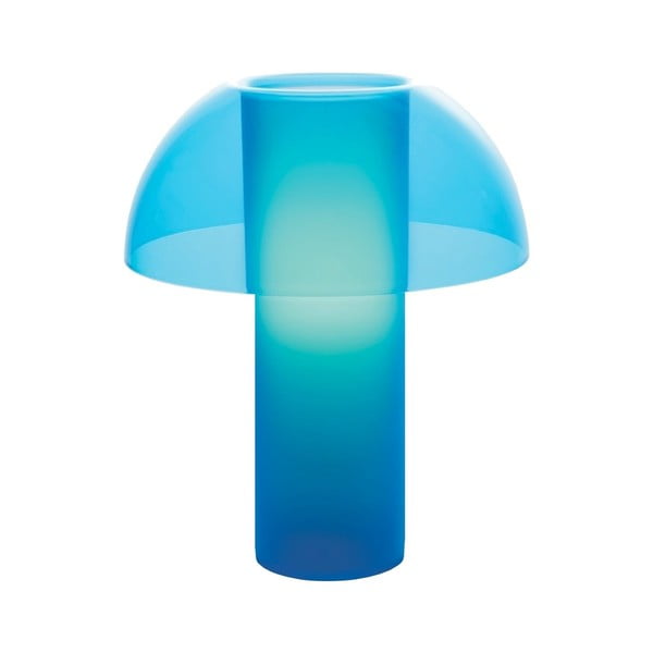 Stolní lampa Colette L003TA, transparentní modrá