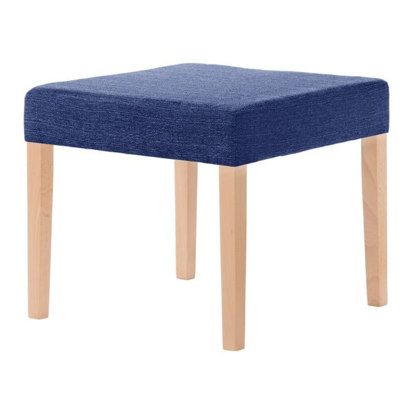 Modrá stolička s hnědými nohami Ted Lapidus Maison Pétale