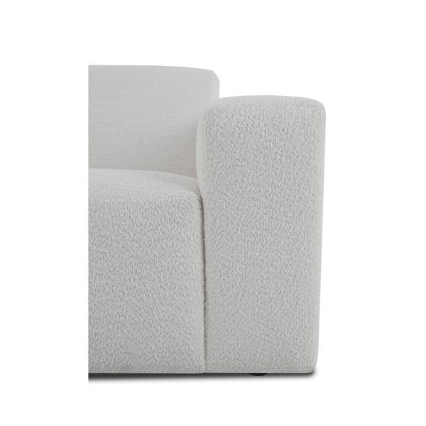 Бял ъглов диван от букле (ляв ъгъл) Roxy – Scandic-image-4