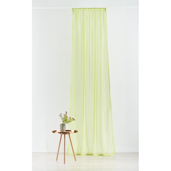 Жълто-зелена завеса 300x245 cm Voile - Mendola Fabrics