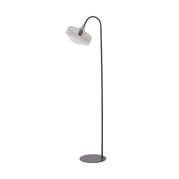 Черна подова лампа (височина 160 cm) Solna – Light & Living