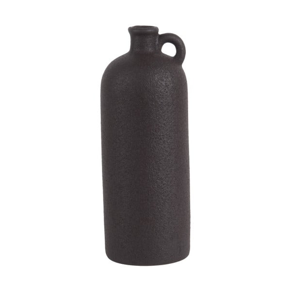 Тъмнокафява керамична ваза Burly, височина 27 cm - PT LIVING