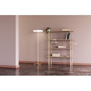 Бяла LED лампа с метален абажур (височина 151 cm) Asteria Floor - UMAGE