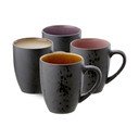 Черни керамични чаши в комплект от 4 бр. 300 ml Gastro Black/Mix – Bitz