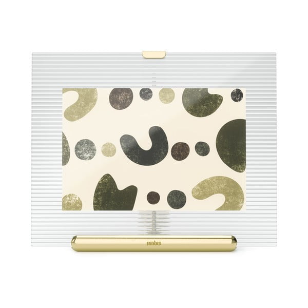 Стъклена стояща рамка  в златист цвят 16x20 cm Flute – Umbra-image-2