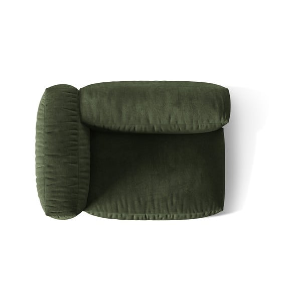 Зелен кадифен модул за диван (ляв ъгъл) Martina – Micadoni -image-3