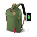 Зелена раница с USB порт My Valice FREEDOM Smart Bag - Myvalice