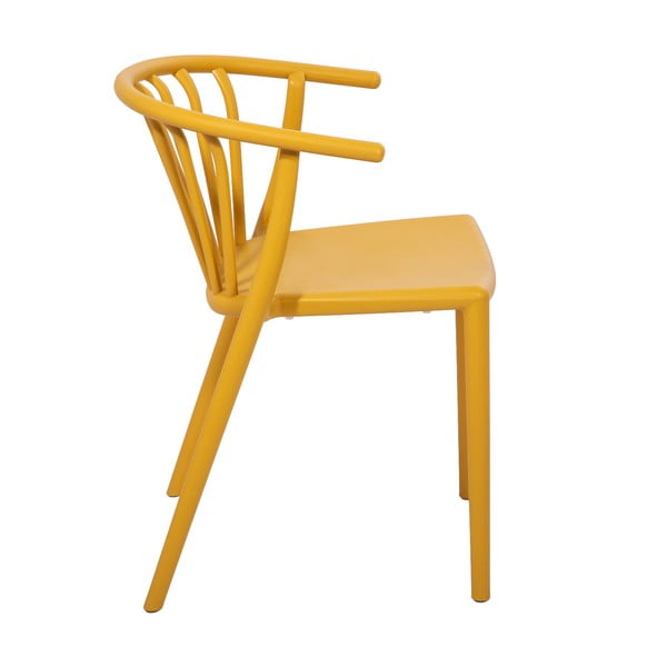 Жълт градински стол Capri - Bonami Essentials-image-3