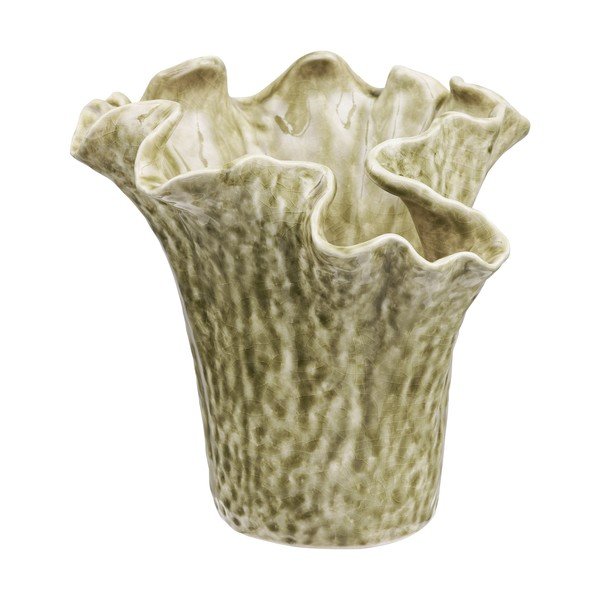 Сиво-бежова керамична ваза (височина 23,5 cm) – House Nordic