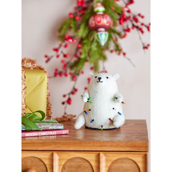 Бяла светлинна декорация Wally – Bloomingville-image-2