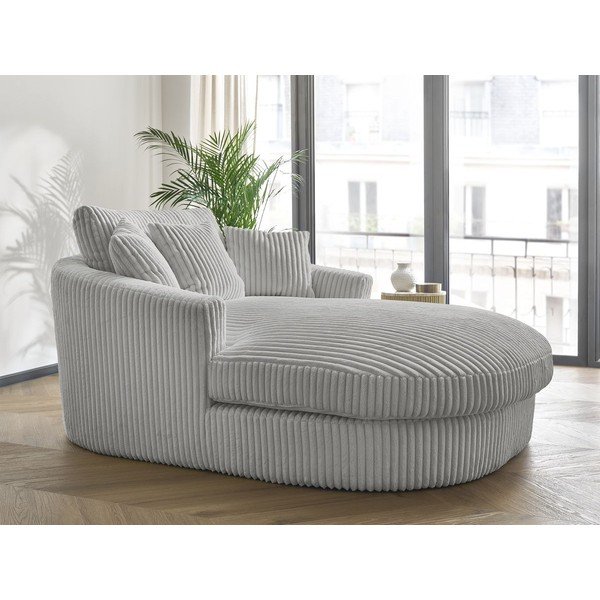 Сиво кресло от рипсено кадифе Belem – Bobochic Paris-image-1