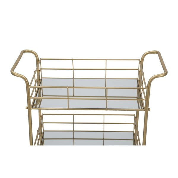 Количка за сервиране на 3 нива със златен дизайн Reo Carrello - Mauro Ferretti-image-4