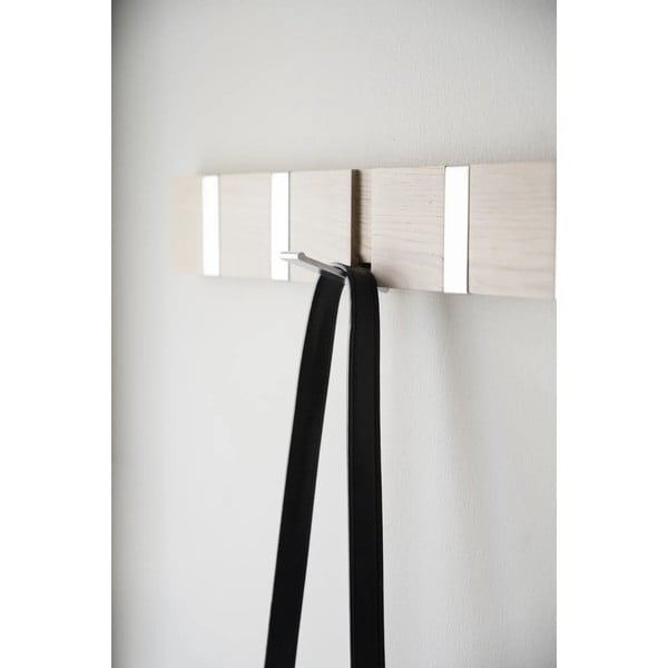 Стенна закачалка от масивен дъб естествена Confetti – Rowico-image-3