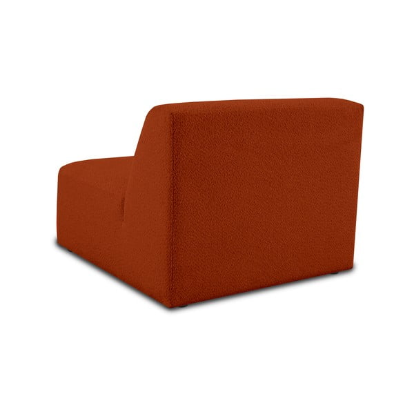 Модулен диван от букле в тухлен цвят (среден модул) Roxy – Scandic-image-3