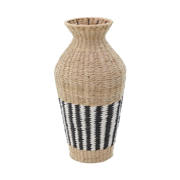 Декоративна сламена ваза Бохо, ⌀ 30 cm - InArt