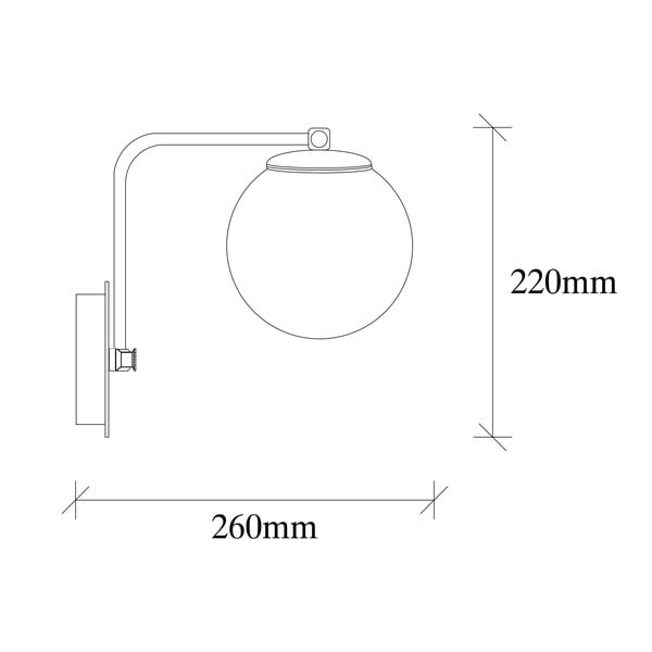 Стенна лампа в златисто ø 15 cm Daisy – Opviq lights-image-4