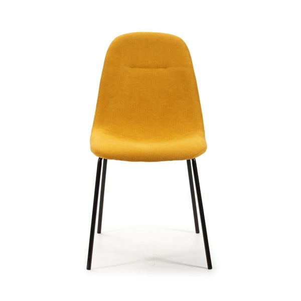 Жълти трапезни столове в комплект от 4 бр. Renne – Marckeric-image-1