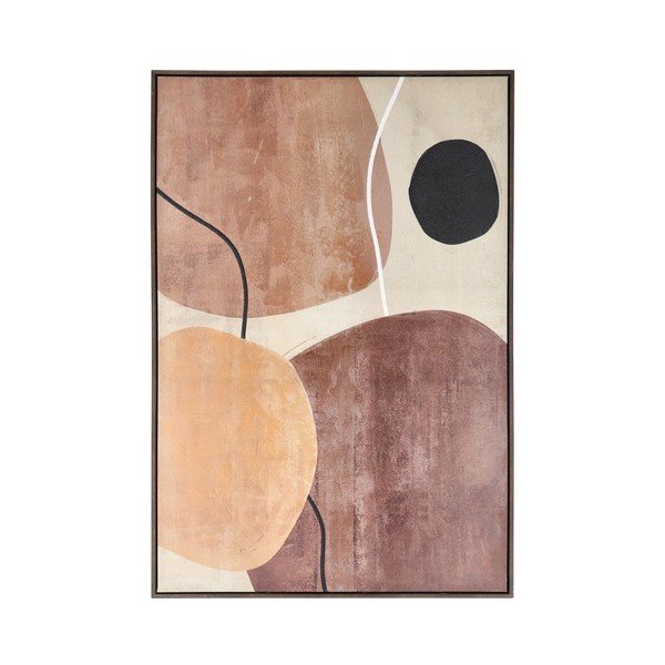 Печатна/с ръчно рисувани елементи картина с включена рамка/върху платно 83x123 cm Gallery – Bizzotto