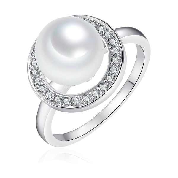 Perlový prsten Pearls Of London Sea, vel. 52