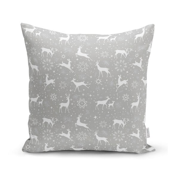 Коледна калъфка за възглавница Елен, 42 x 42 cm - Minimalist Cushion Covers