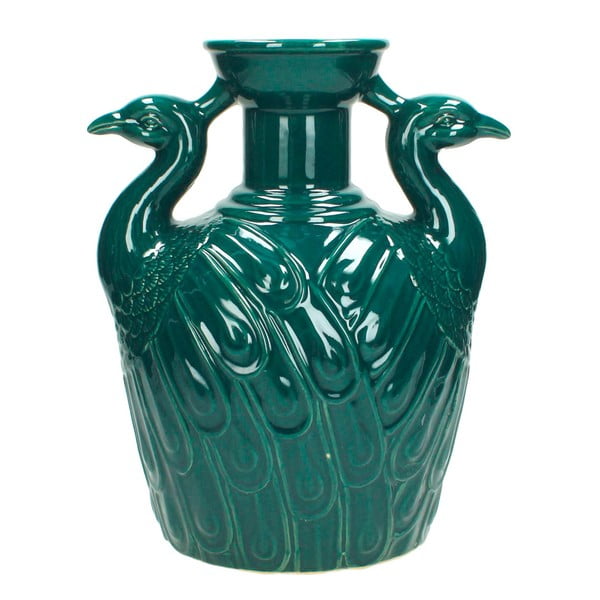 Зелена керамична ваза Студио, 22,8 x 28 cm - HF Living