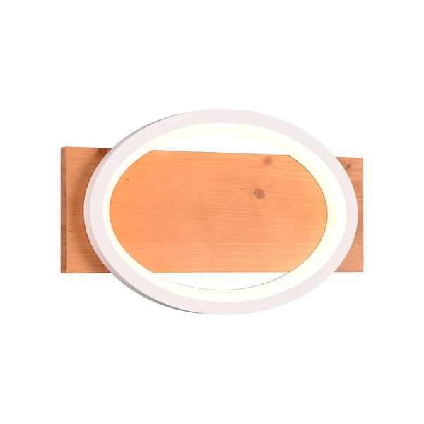 Бяло-естествена LED затъмняваща се стенна лампа Barca – Trio-image-2