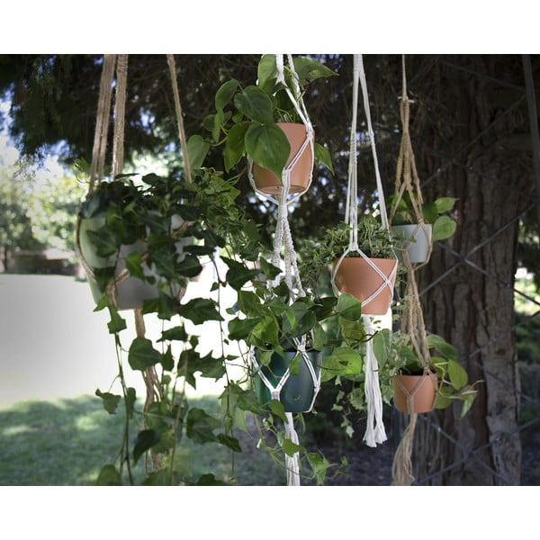 Текстилна закачалка за саксия ø 10 cm (височина 120 cm) Macramé – Artevasi-image-2