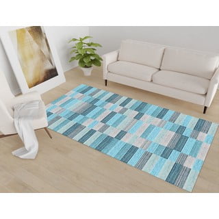 Син килим подходящ за пране 80x150 cm Hali – Vitaus