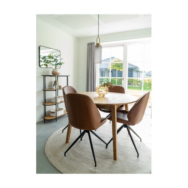 Светложълта ръчно изработена стъклена ваза - House Nordic-image-2