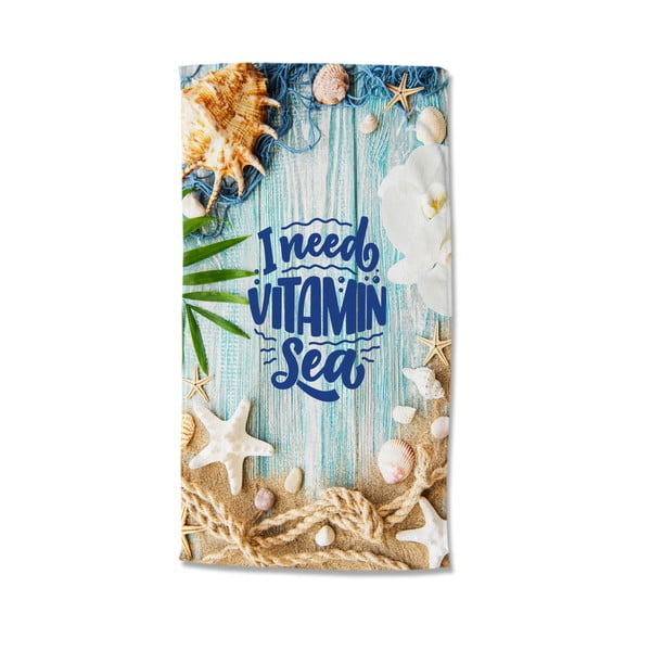 Кадифена плажна кърпа 100x180 cm Vitamin Sea – Good Morning