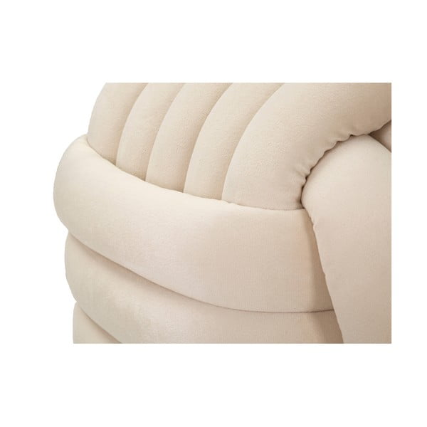 Кремава кадифена табуретка Softy – Mauro Ferretti-image-4