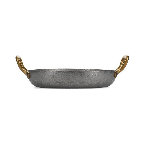 Z terazza чиния за сервиране в сребрист цвят ø 24 cm Serve – BonBistro-image-3