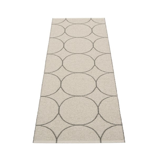 Тъмносива пътека за открито и закрито 70x200 cm Boo Charcoal Linen – Pappelina-image-1